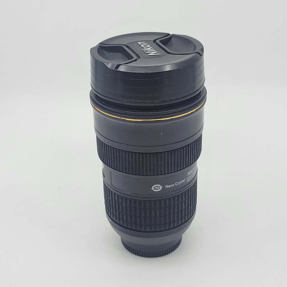 Nikon AF-S NIKKOR 24-70mm f/2.8G ED Camera Lens Replica Travel Tumbler Mug